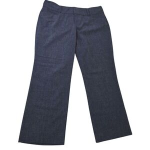 Nine West Women's‎ Bootcut Heathered Blue Pants Slacks Size 16P Petite Stretch